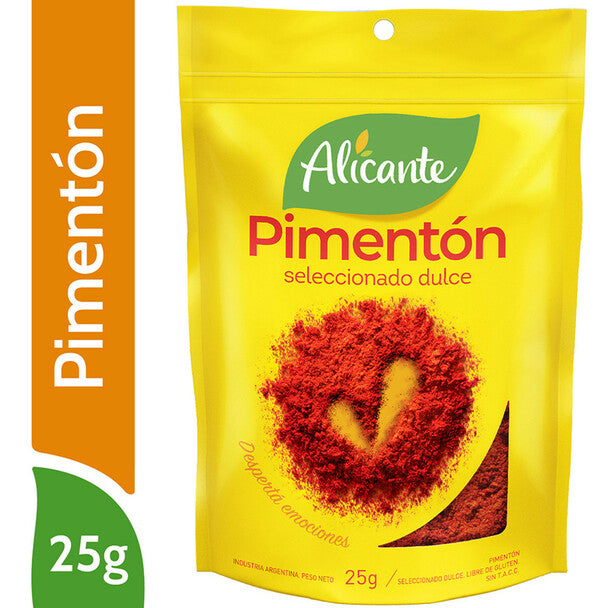 Alicante Pimentón Dulce Sweet Paprika Spice 25 g / 0.88 oz