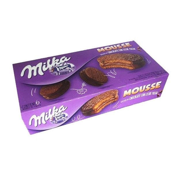 Alfajores "Milka" with Chocolate Mousse 6u 252g / 0.5lb