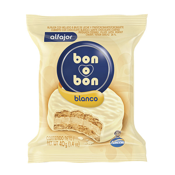 Alfajor Bon o Bon White