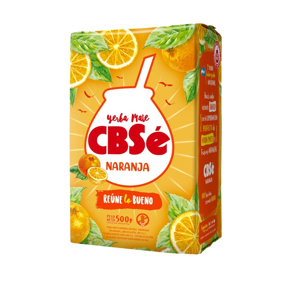 CBSé Yerba Mate Naranja Orange, 500 g / 1.1 lb