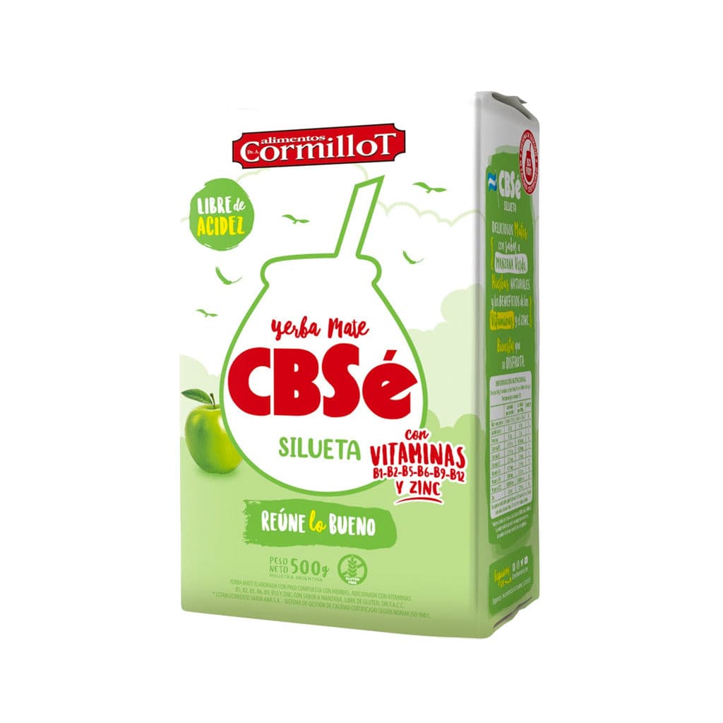 CBSé Yerba Mate Silueta Cormillot Slimming, 500 g / 1.1 lb