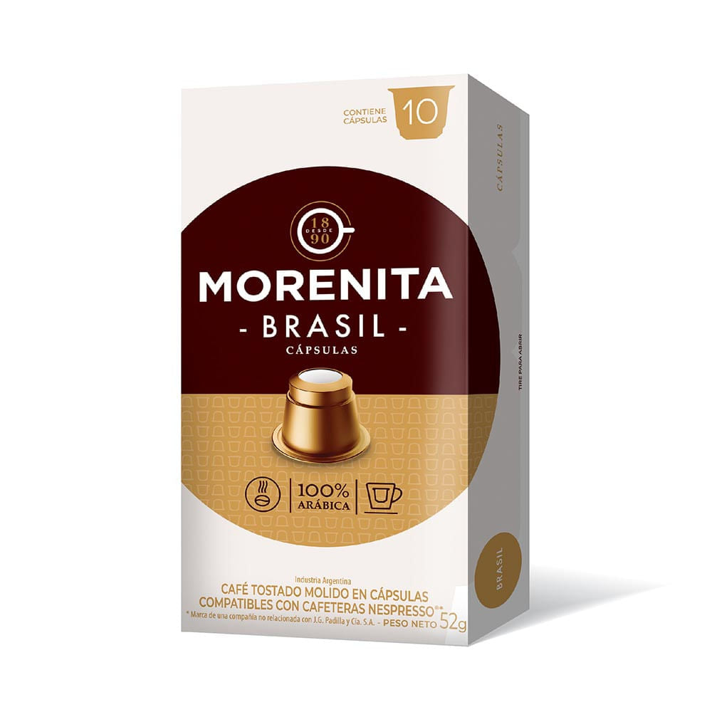 La Morenita Coffee Capsules Brazil 52g