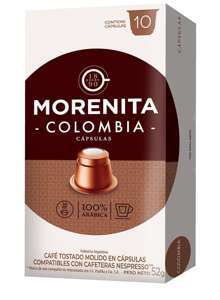 La Morenita Coffee Capsules Colombia 52g