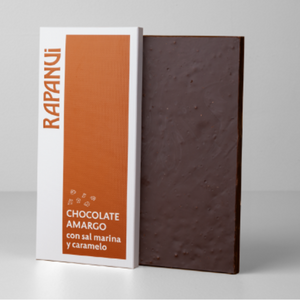 RapaNui Bitter Chocolate With Caramel and Sea Salt 100 g / 0.22 lb