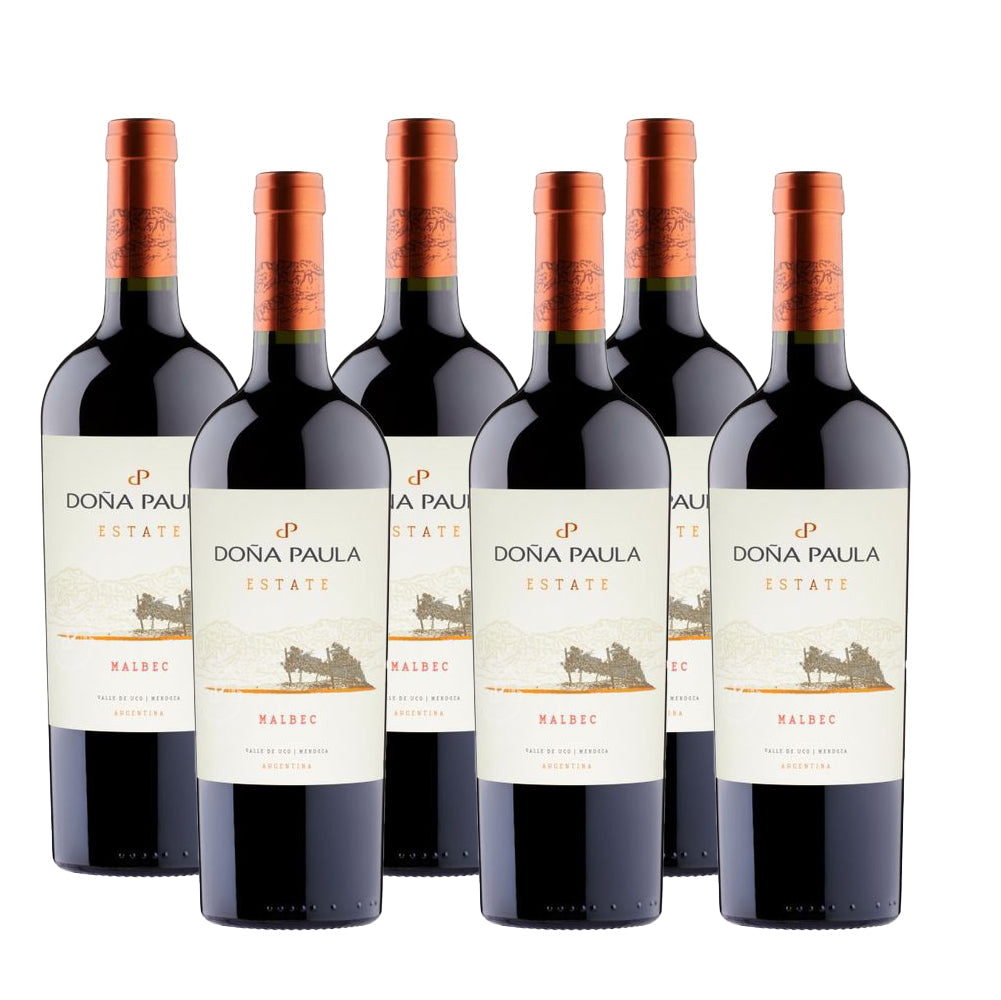 Doña Paula Estate Malbec 750 ml (box of 6 bottles)