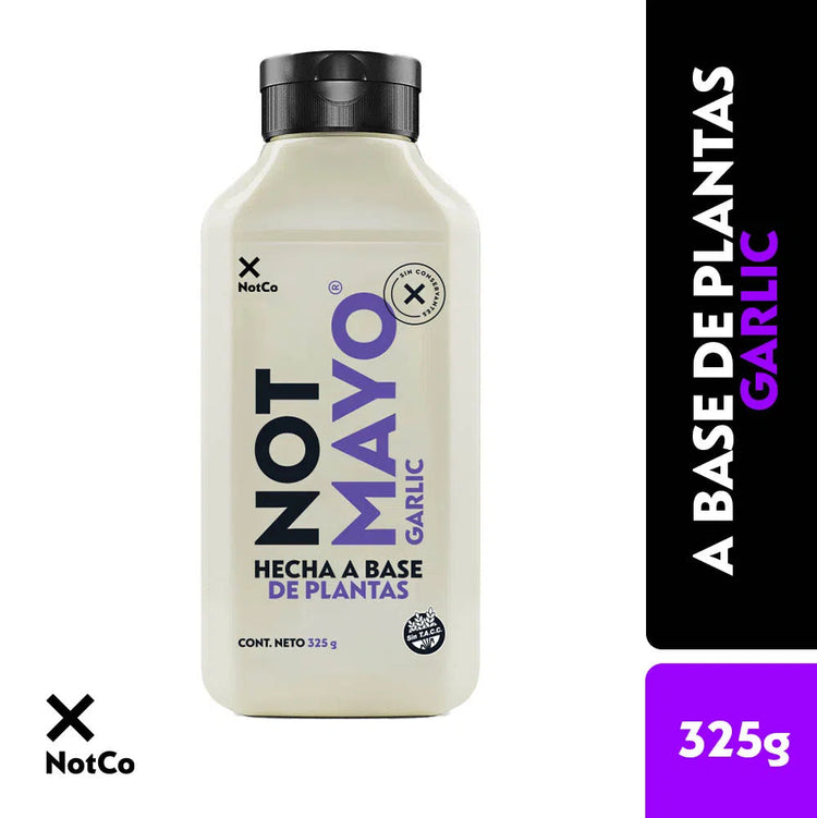 NotCo Dressing Not Mayo Garlic Mayonnaise Made from Plants, 325 g / 11.46 oz