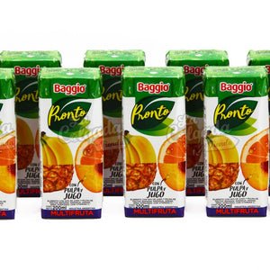 Baggio Pronto Multifruit Juice 200 ml / 6.7 fl oz Pack of 3 units