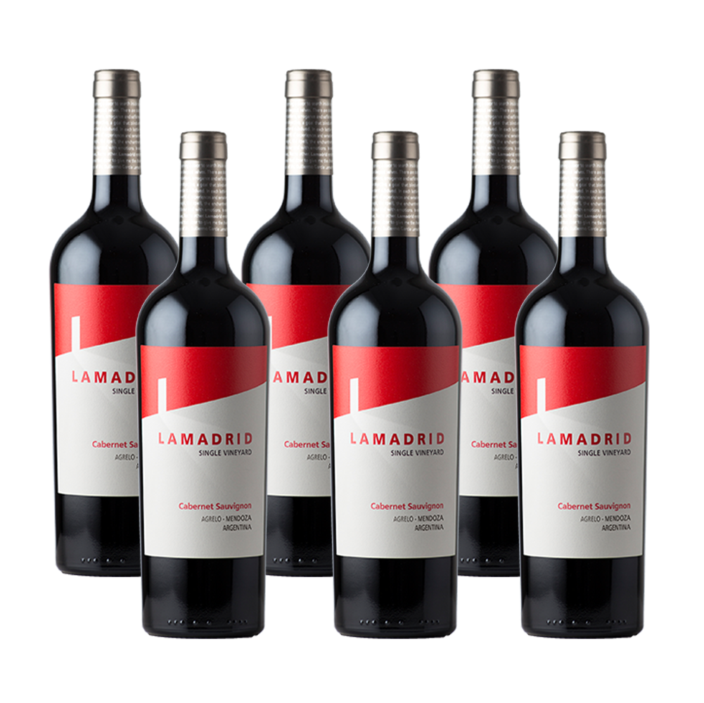 Lamadrid Cabernet Sauvignon 750 ml (box of 6 Bottles)