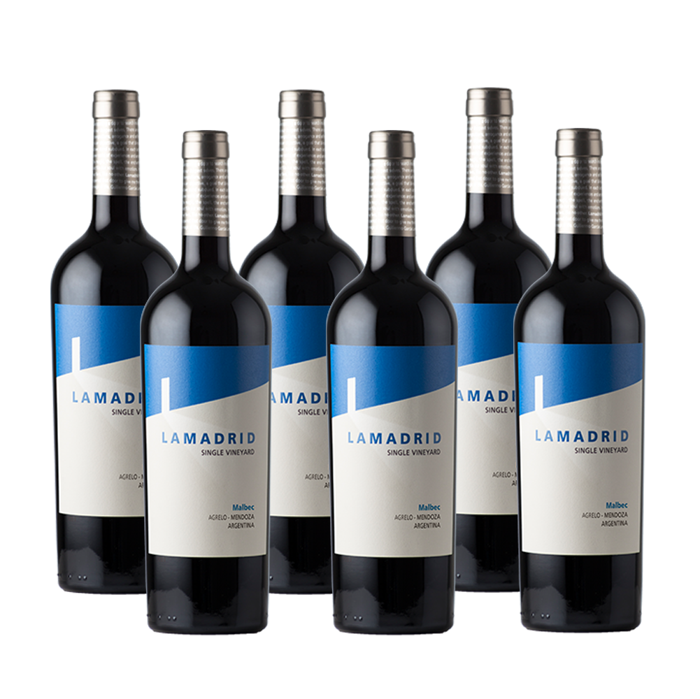 Lamadrid Clásico Malbec 750 ml (box of 6 Bottles)