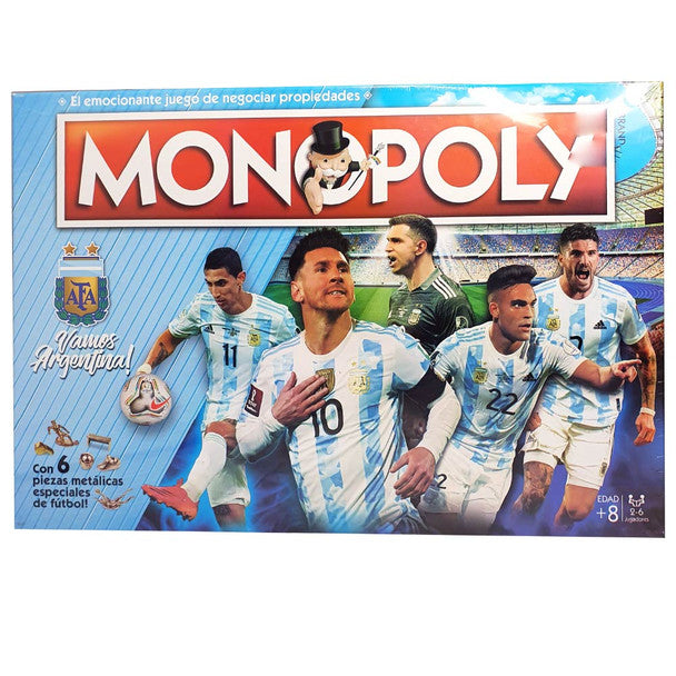 Monopoly Selección Argentina AFA Family Strategy Board Game by Toyco (Spanish)