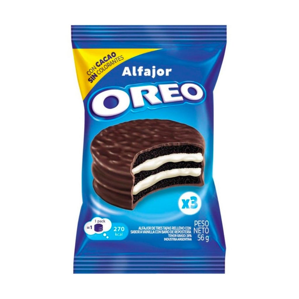 Oreo Vanilla Triple Alfajor 55 g / 2 oz