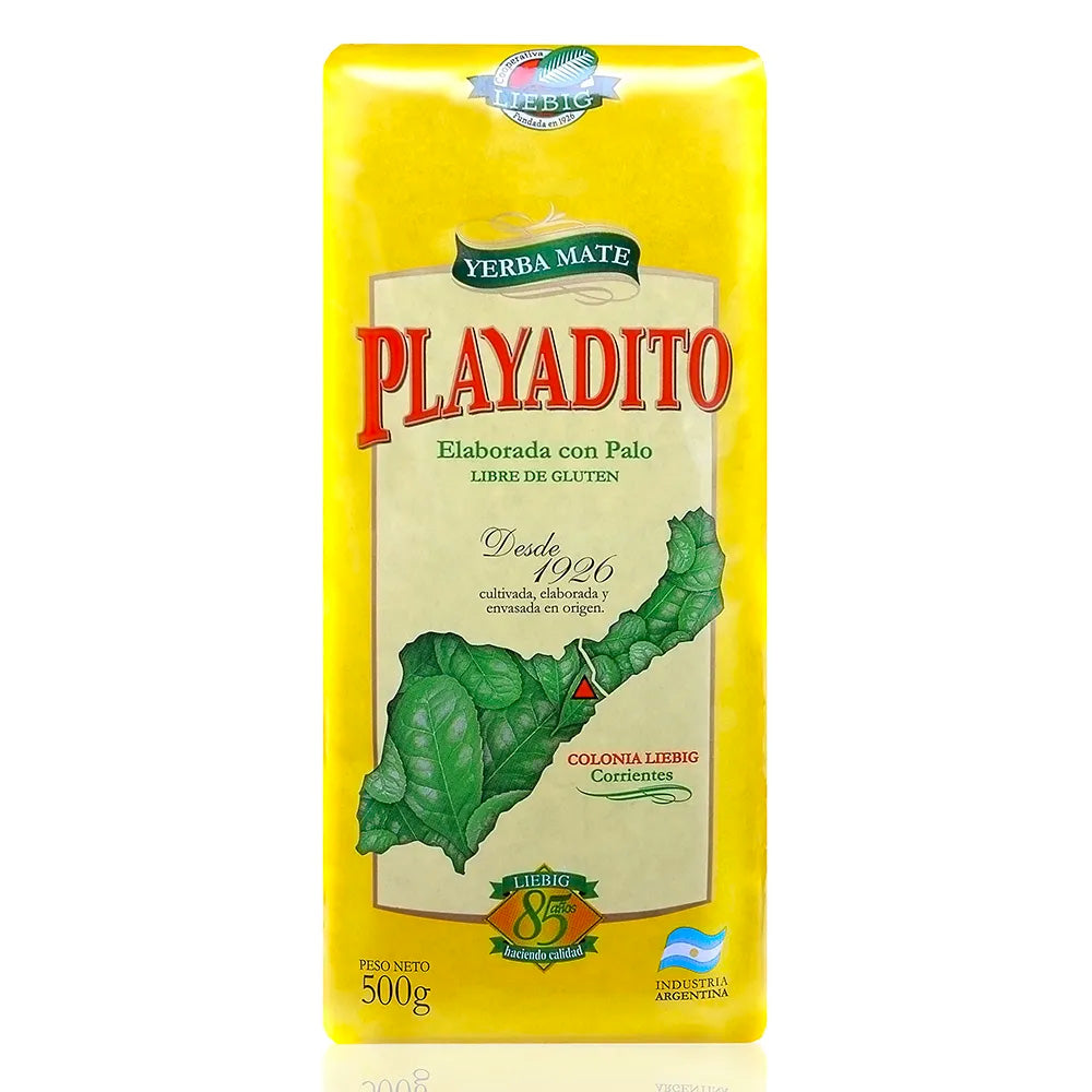 Playadito Yerba Mate Traditional Con Palo from Colonia Liebig (500g / 1.1 lb)