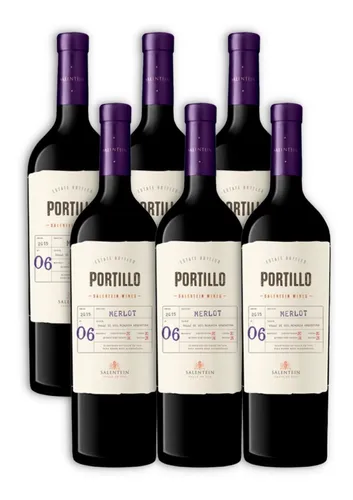 Portillo Merlot 750 ml (6 Bottles)