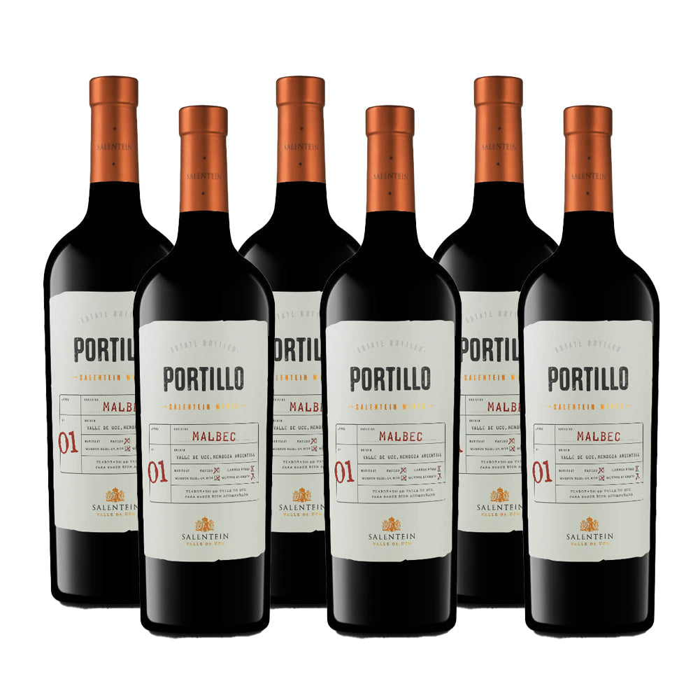 Portillo Malbec 750 ml (box of 6 bottles)