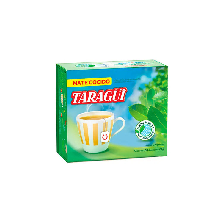 Taragüi Mate Cocido - Ready to Brew Yerba Mate Bags (box of 50 bags)