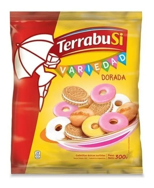 Galletitas "Terrabusi" Variedad Dorada 310g