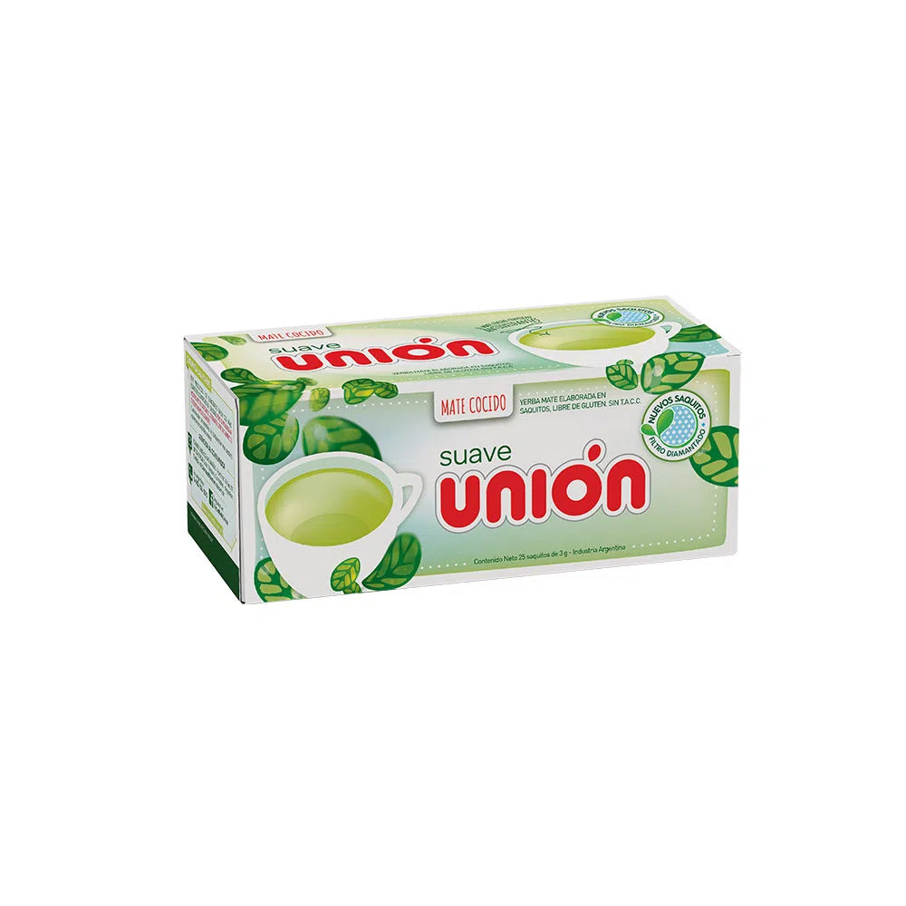 Unión Suave Soft Mate Cocido - Ready to Brew Yerba Mate Bags (box of 25 bags)