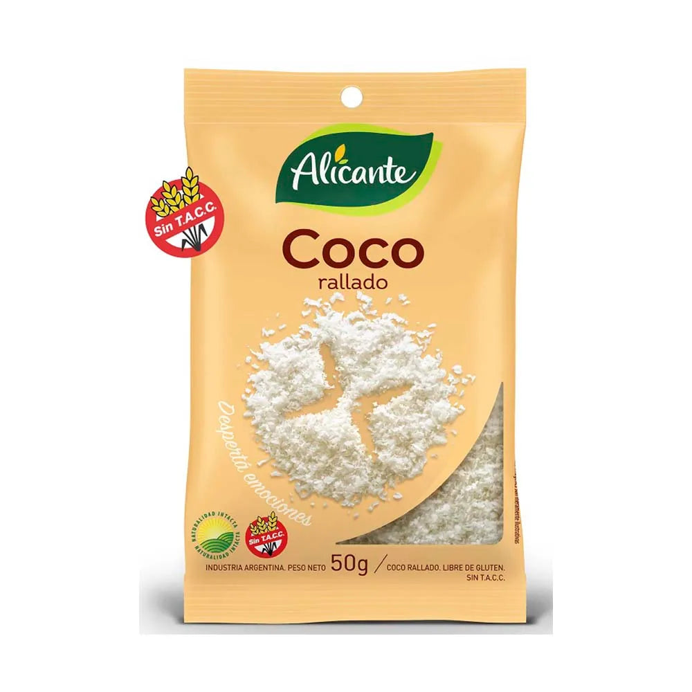 Alicante Grated Coconut 50 g / 1.76 oz pouch