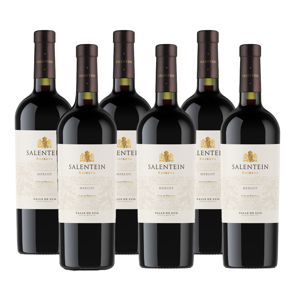 Salentein Reserve Merlot 750 ml (box of 6 bottles)