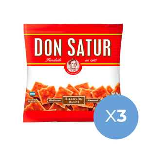 Don Satur Classic Sweet Biscuits x3