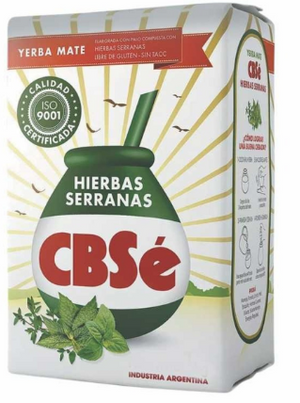 Yerba Mate CBSÉ Hierbas Serranas 1kg / 2.2 lb