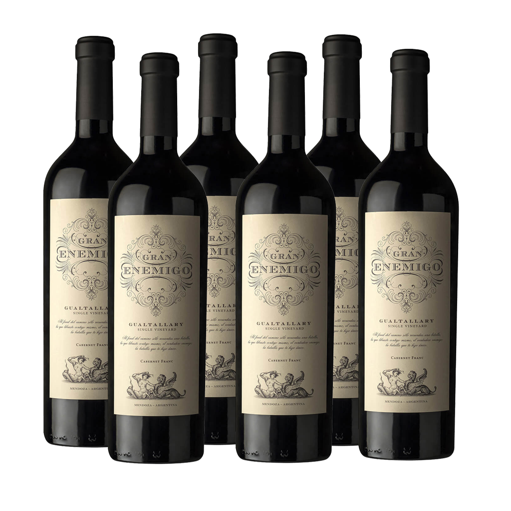 Gran Enemigo Gualtallary Cabernet Franc 750 ml (box of 6 bottles)