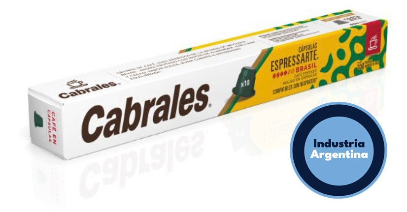 Cabrales Espressarte Brazil Coffee Capsules 55g