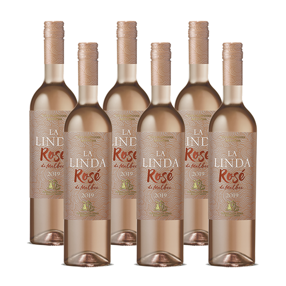 La Linda Rose de Malbec 750 ml (box of 6 Bottles)