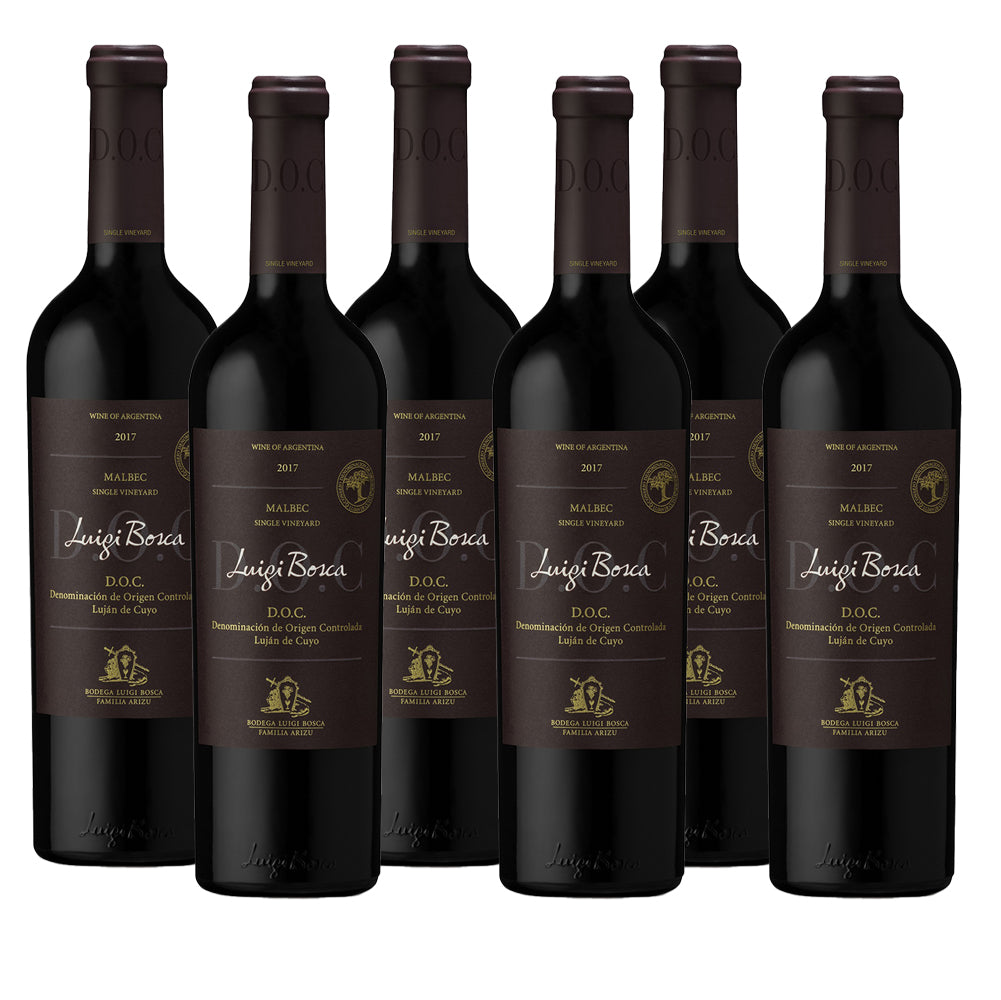 Luigi Bosca de Sangre DOC 750 ml (box of 6 bottles)