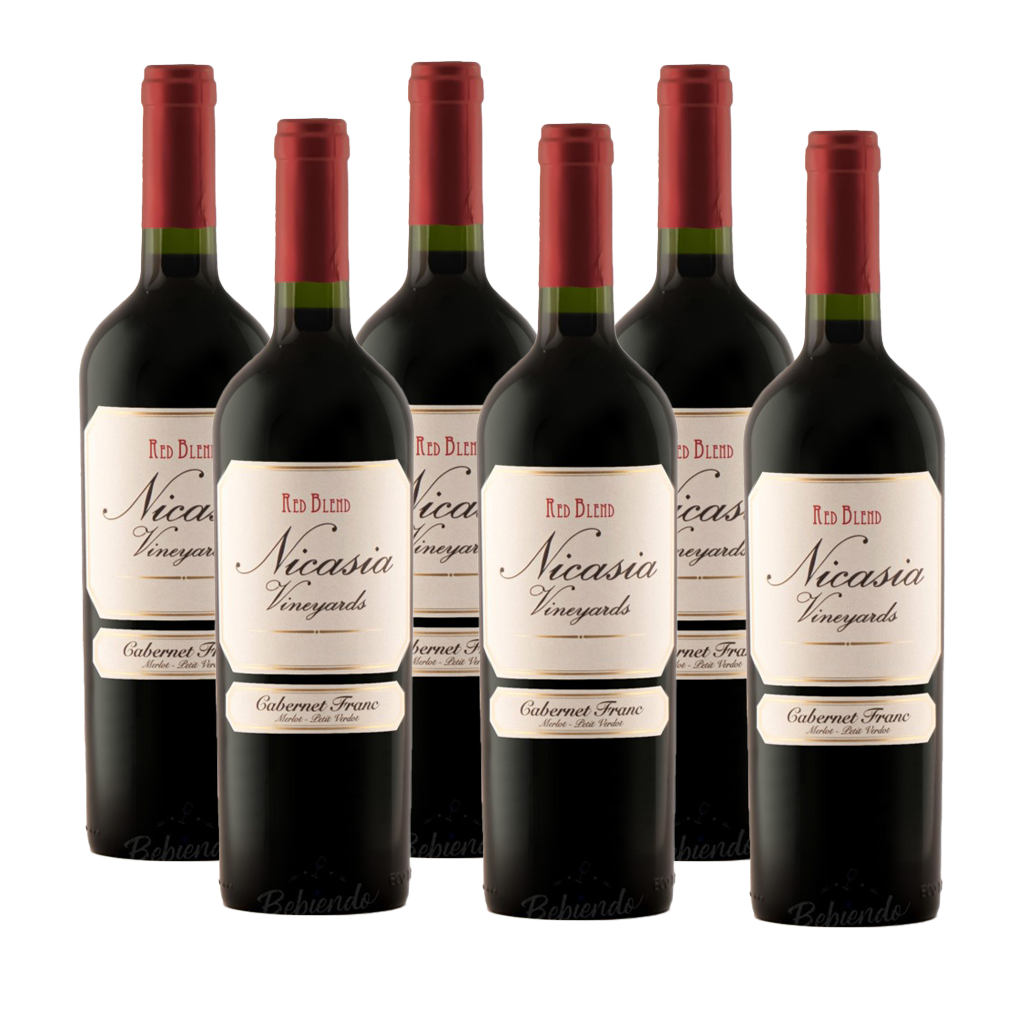 Nicasia Red Blend Cabernet Franc by Bodega Catena Zapata 750 ml (box of 6 bottles)