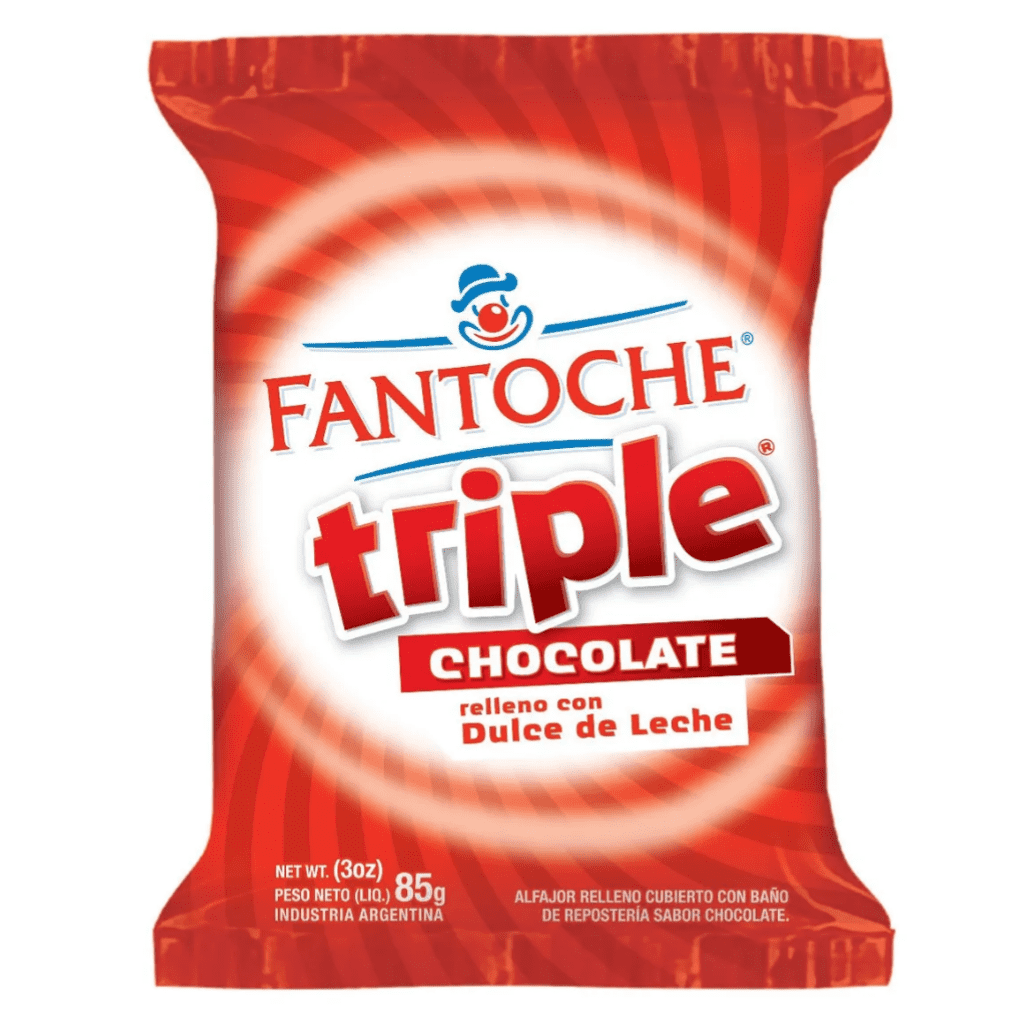 Alfajor "Fantoche" Triple with Dulce de Leche  85g / 0.18lb