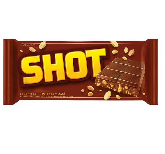 Shot Milk Chocolate Bar with Peanuts 170 g / 6 oz