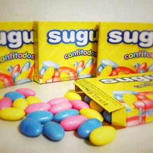 Sugus Confitados Hard Candy with Soft Interior - Pack of 4