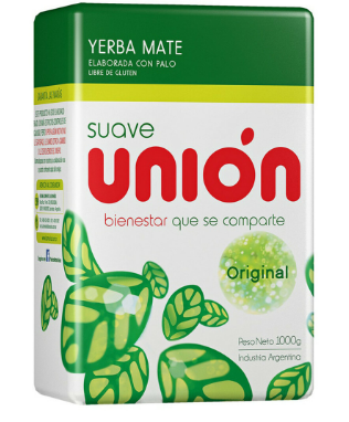 Yerba Mate Union Suave Original 1kg / 2.2Lb