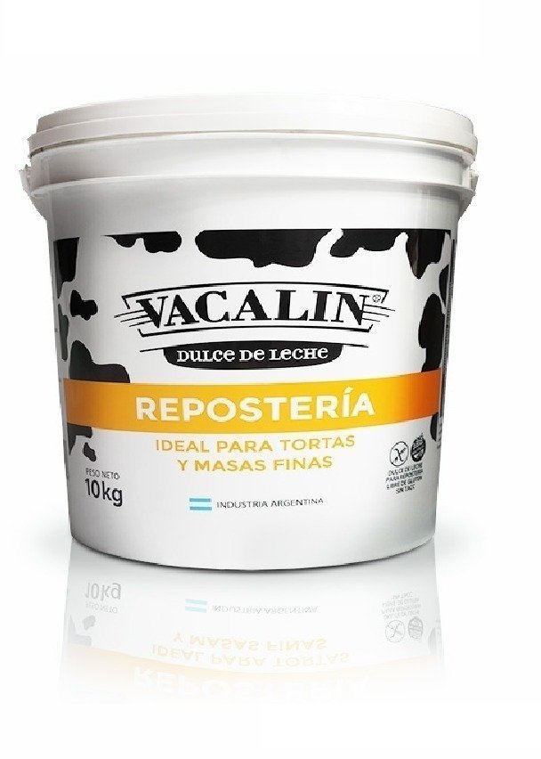 Dulce de leche "Vacalin" Bakery Repostero 10kg/22.04Lb (x4)